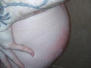 Hot Shower Spanked Ass 