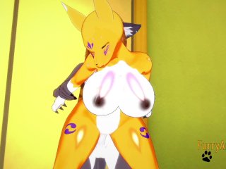Digimon Hentai - Taomon & Grey Fox Hard Sex Full