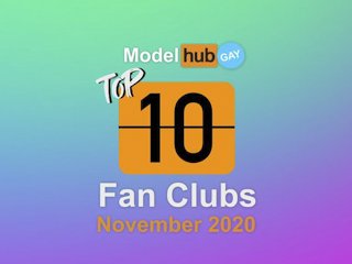 Top Fan Clubs November 2020 - Pornhub Model Gay Edition