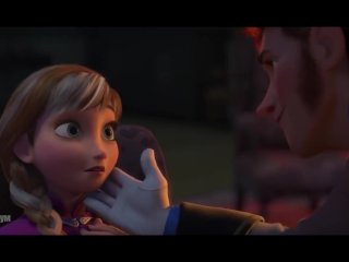 Princess Anna gets fucked by the witcher in the toilet of the castle  disney princess