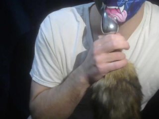 Furry Femboy Cums on Tail, too horny from quarantine