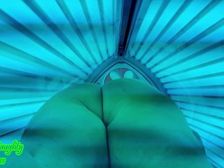 Naked Squats In Gym Tanning Bed