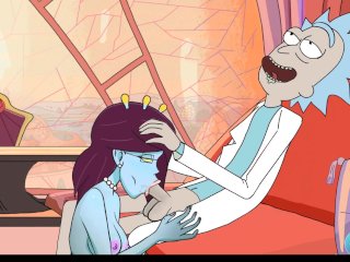 Rick's Lewd Universe - Part 1 - Rick and Morty - Unity Suck Off Rick By LoveSkySanX