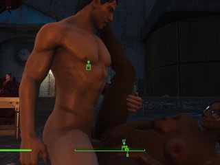 Faithful Servant Ash is a muscular guy ready to fulfill any sex whim  Fallout heroes