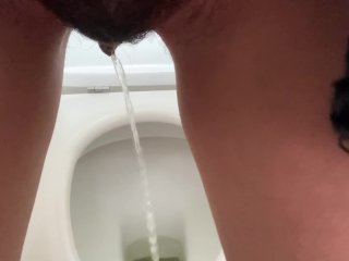 PISSING IN THE TOILET