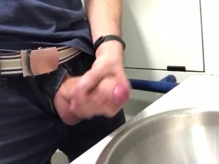 Jerking off in a train