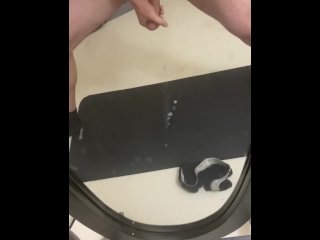 Ruined my yoga matt with cum 