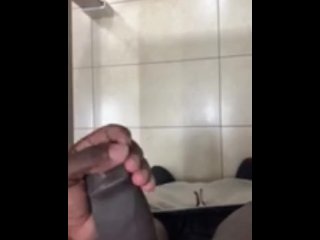 jacking off in airport bathroom 