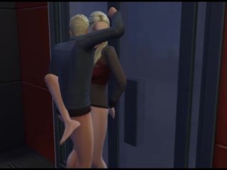 Sex at the disco. Girls in erotic clothes  wicked whims sims 4