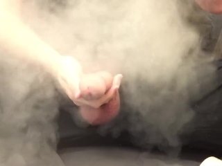Smoking with my cock out