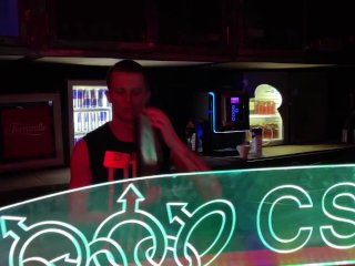 Central Station gay club guest fucks bartender for money