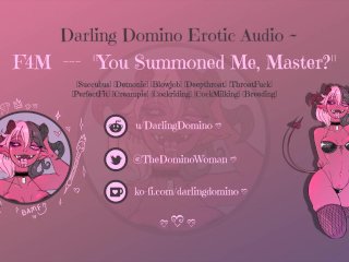 F4M You Summoned Me, Master? - Erotic Audio