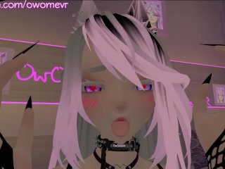 Horny catgirl humps her pillow and rides you~ [VRchat erp, ASMR, POV, 3D Hentai] Trailer