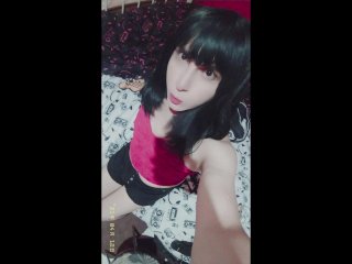 red blouse