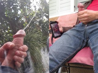 Pandemics 2-Cam Outdoor Huge Cumshot