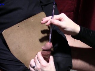 CBT Slap and punch his cock then use multiple sounds to make him cum