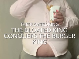 Burger King belly stuffing 