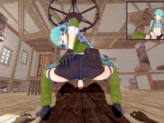 【SINON ASADA】【HENTAI 3D】【POV ONLY COWGIRL POSE】PART 1/2