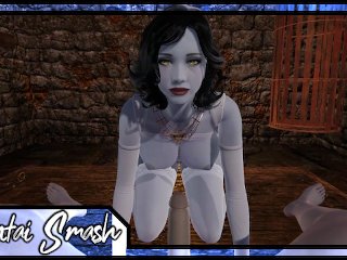 Lady Dimitrescu titty fucks you before swallowing your cum - Resident Evil Village Hentai