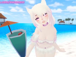 POV: You fuck me on our date at the public Beach [VRchat erp, 3D Hentai, Vtuber, ASMR]