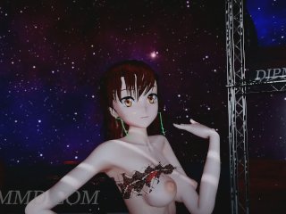 MMD R18 Misaka Ver5.6 - Twice - I Can't Stop Me Beach Stage 1296