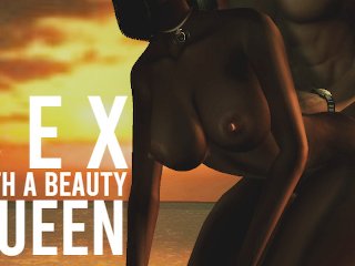 IMVU - Sex with a beauty QUEEN / Anal Beach / Z