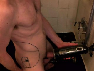 Bestvibe sent me an automatic masturbator to play with - Hot guy Fucks an Electric Fleshlight - Fun!