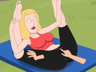 Rick And Morty - A Way Back Home - Sex Scene Only - Part 37 Beth Yoga Masturbation By LoveSkySanX