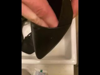 Cum loads in my wife shoes