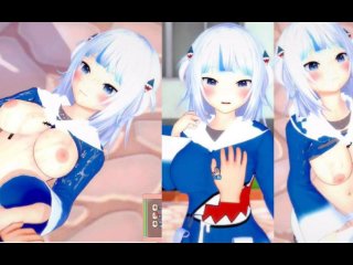 【エロゲーコイカツ！】VTuber がうるぐら3DCGアニメ動画(バーチャルYoutuber)[Hentai Game Koikatsu! Gawr Gura(Anime 3DCG Video)]