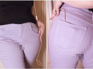 Trying On My New Tight Purple Jeans