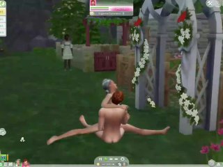 Crumplebottom Lets Play #2 - Agnes Crumplebottom Gets Married & Impregnated - Wedding Fuck - SIMS 4