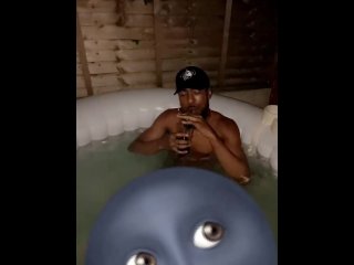 DL ONLY FANS STAR HOEDADDY6 GETS WET IN THE JACUZZI BBC BBD LIGHTSKIN GUY