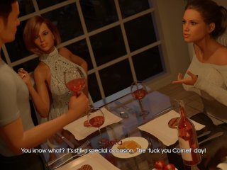 My Pleasure-0.16- part 24 Drink wine with a 2 sexy chicks