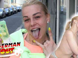 GERMAN SCOUT - (24) REBECCA BLACK I PICKUP AND RAW FUCK AT STREET CASTING