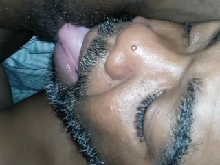 She loves his 9' inches of tongue wet