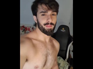 Bi guy shows his package to you