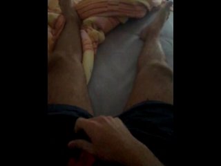 POV: jerking off and cumshot after waking up