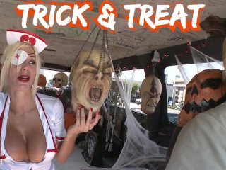 BANGBROS - Halloween Special With Puma Swede On The Bang Bus #FBF