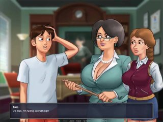 Summertime Saga:Naughty Principal With Big Tits-Ep 2