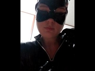 CatWoman humiliates, detains and spits. TEASER CLIP.