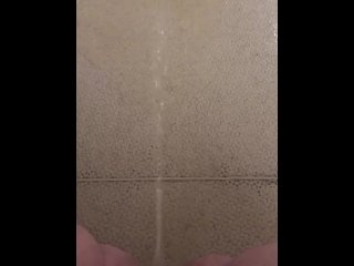 Pissing on the floor 