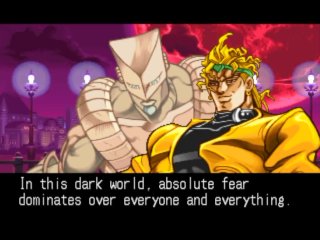 Jojo's bizarre Adventure (PS1) Arcade part 1 - Dio Brando