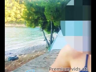 Risky public fuck. Horny Exhibitionist Wife in Greece. Almost cought. Sirina ελληνικό γαμήσι greek
