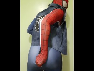 More spiderman piss porn ass