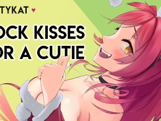 Gentle Femdom  Cock Kisses For a Cutie [Big step-sis + Virgin listener] [Lipstick kisses]
