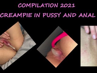 Compilation creampie vaginal et anal 2021