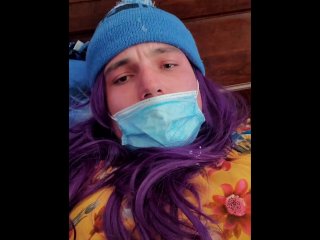 Self facial while fucking my sissyhole