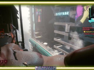 a glitch with a weapon  cyberpunk 2077