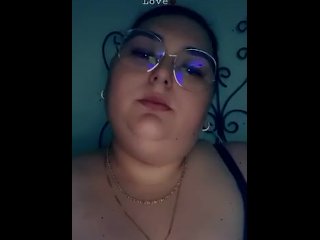 Sexy BBW SSBBW Smoking in Lingerie 